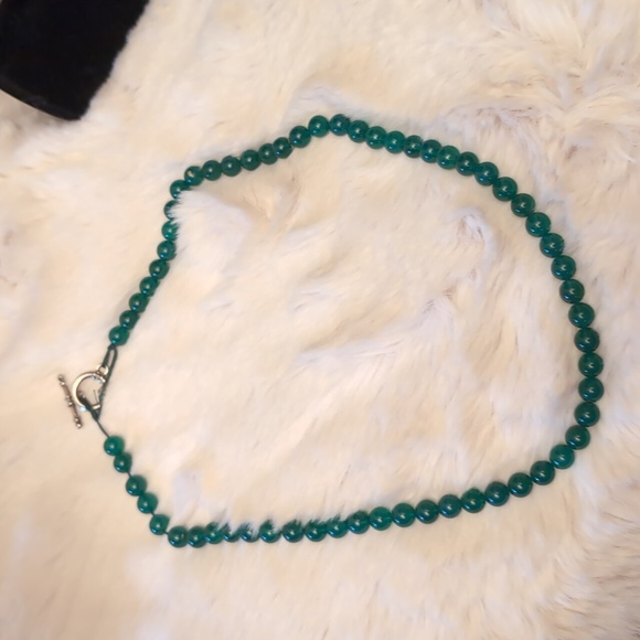 Raw Jade Beaded Necklace - Picture 7 of 10